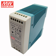 3 años de garantía MEAN WELL Din Rail 60W 24V fuente de alimentación Mini tamaño MDR-60-24